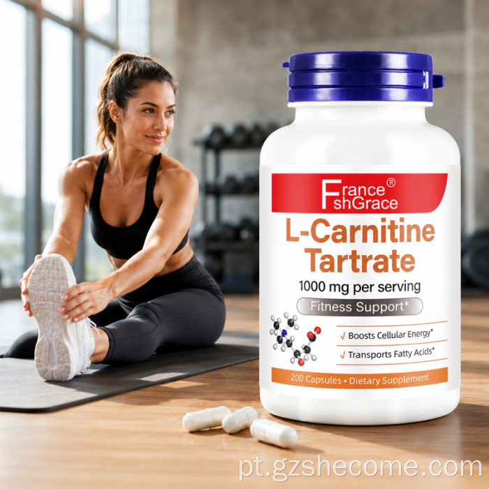 Shecome L-Carnitina Tartarato apoia o desenvolvimento muscular magro